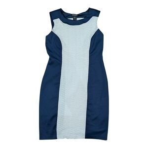 ENFOCUS STUDIO Colorblock Midi Sheath Dress